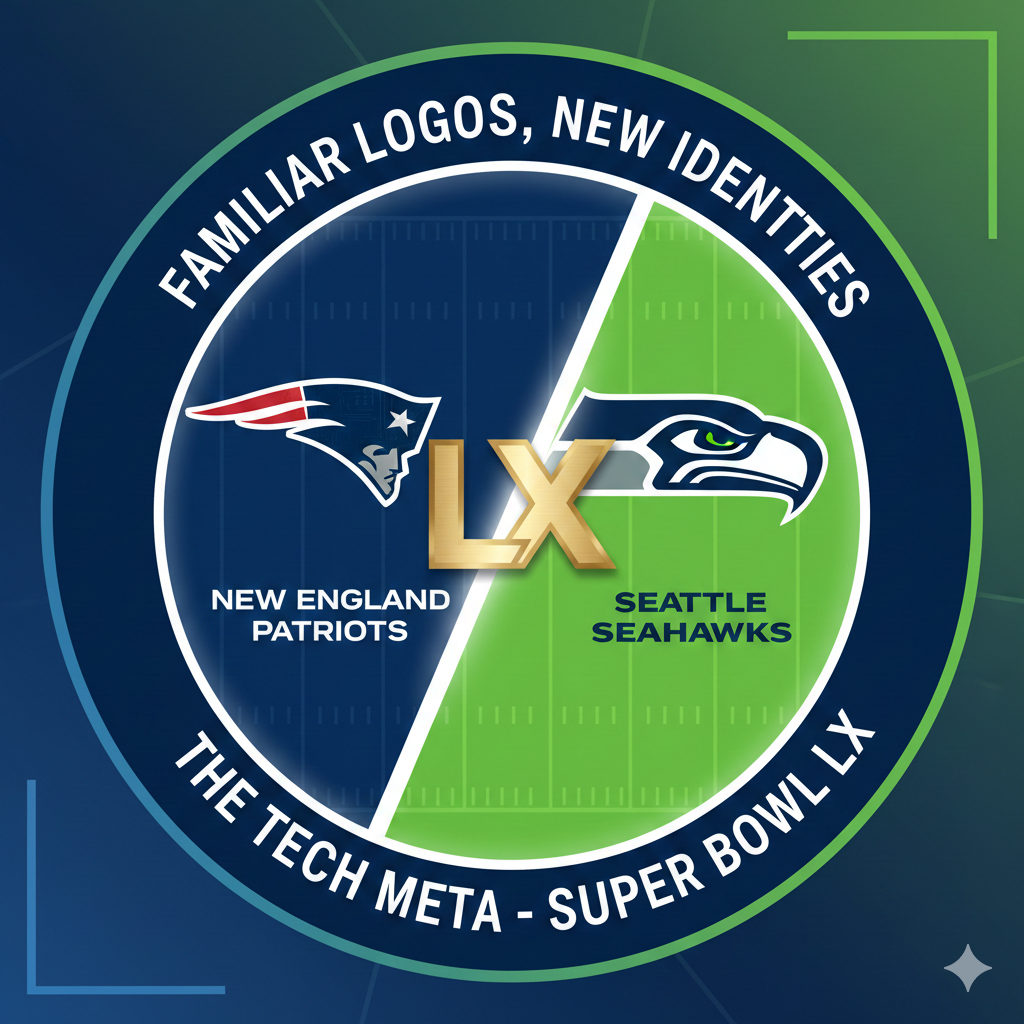 Familiar Logos, New Identities: Two Different Paths to Super Bowl LX